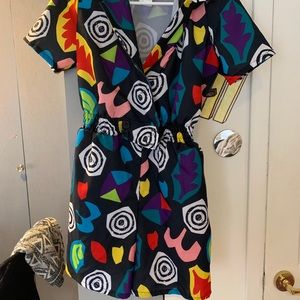 Stranger Things Eleven 80’s Abstract Romper